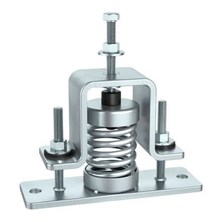 Vibrasystems Vibra Systems Inc. 1in Deflection Open Spring Mount Isolator W/ Mounting Bolt SMSR-AT-107